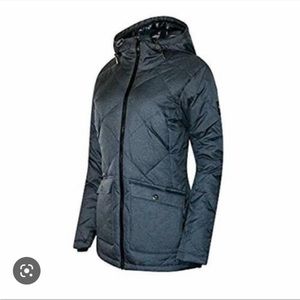 Columbia women’s down hooded jacket size small